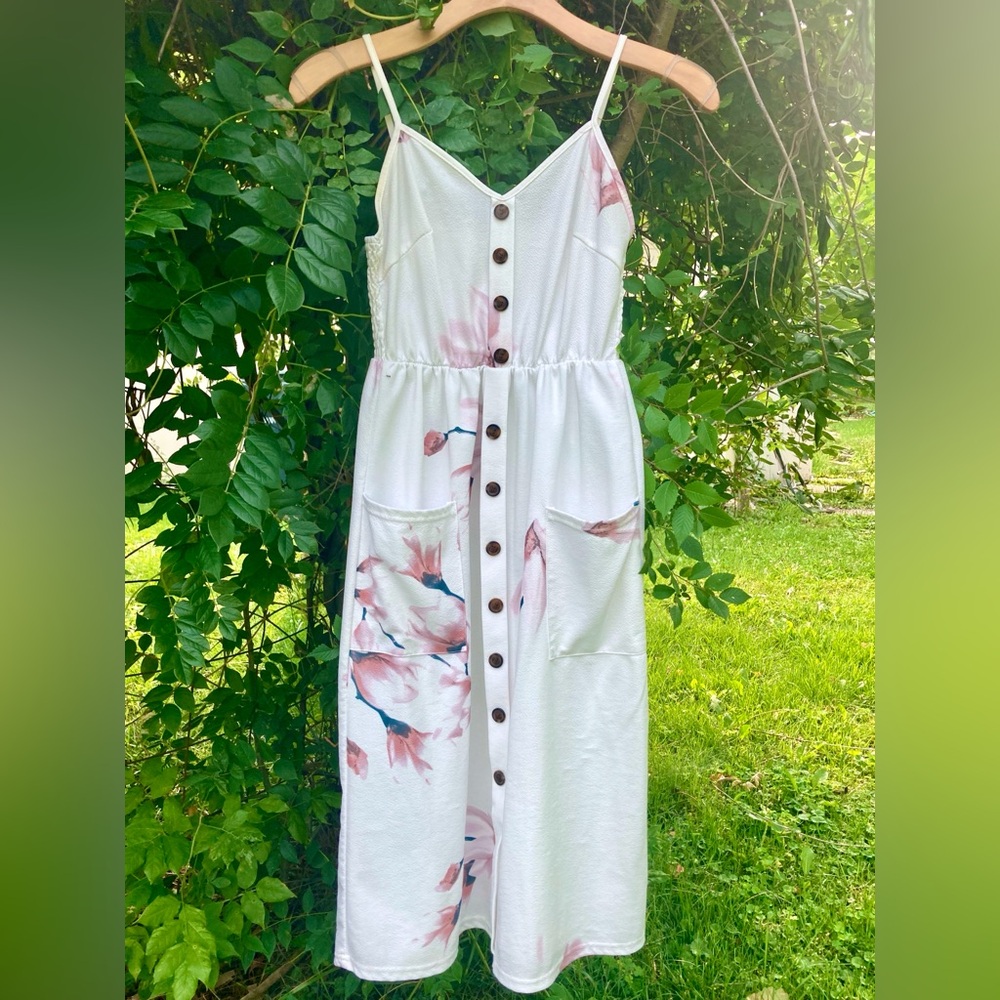 Periwinkle Floral Sundress, size S